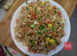 火腿鸡蛋炒饭的做法图解6