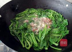 肉末青菜汤的做法图解4