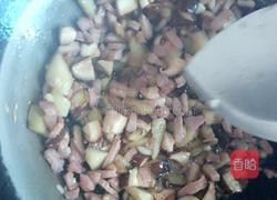 香菇茄子炒肉丁的做法图解7