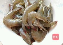 鲜香开屏虾的做法图解1