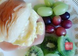 鸡蛋火腿堡的做法图解8