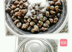 紫苏炒石螺的做法图解2