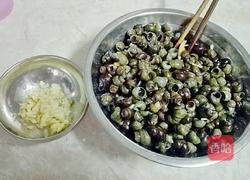 紫苏炒石螺的做法图解5