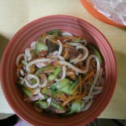 炒乌冬面的做法[图]