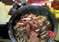 炒乌冬面的做法图解7