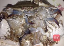 尖椒炒花蟹的做法图解3