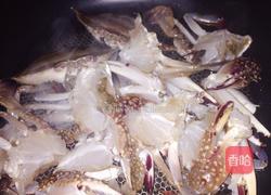 尖椒炒花蟹的做法图解4