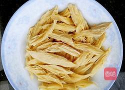 鸡丝腐竹拌黄瓜的做法图解2