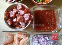 鲜虾蔬菜披萨（随意版）的做法图解5