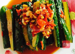 自制剁椒酱黄瓜的做法图解4