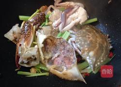 快炒花蟹的做法图解3