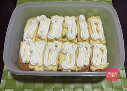 白葡萄果干淡奶油三文蛋糕便当的做法图解5