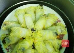 娃娃菜卷肉的做法图解8