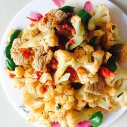 剁椒花菜肉片的做法[图]