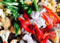 剁椒花菜肉片的做法图解6