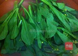 葱油菜心的做法图解1