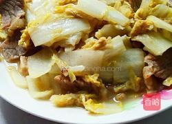 咸肉炒娃娃菜的做法图解7