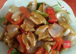 青椒肥肠的做法图解5