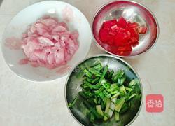 藕丁炒肉的做法图解3