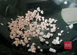 藕丁炒肉的做法图解4