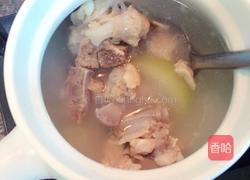 冬瓜瑶柱龙骨汤的做法图解4