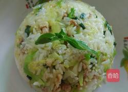 焖包菜饭的做法图解6