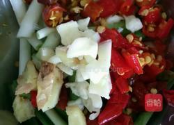 酸菜鸭血的做法图解3