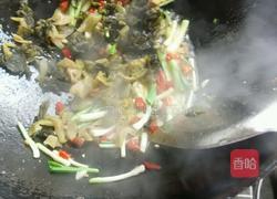 酸菜鸭血的做法图解5