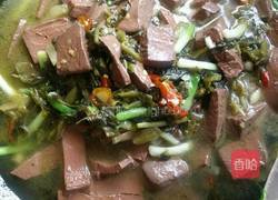 酸菜鸭血的做法图解6