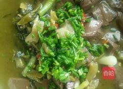 酸菜鸭血的做法图解7