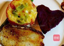 银鳕鱼焗豆紫薯的做法图解7