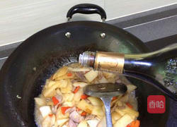 凉薯炒肉片的做法图解9