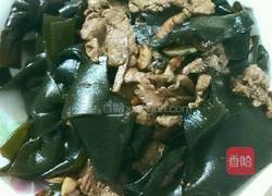 海带炒肉的做法图解6