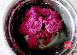 煎紫薯饼的做法图解1