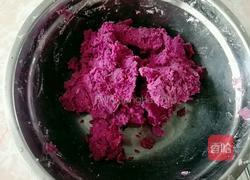 紫薯糯米丸子的做法图解2