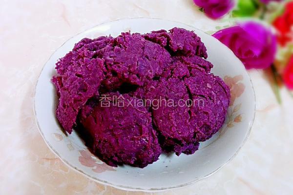 自制紫薯泥