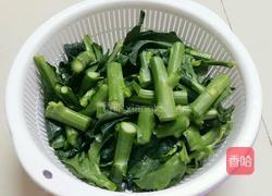 蒜蓉芥蓝的做法图解5
