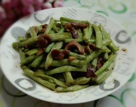 豆角炒鸡胗[图]