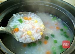 五彩虾仁粥的做法图解12