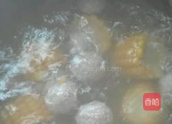 玉米菠菜丸子汤的做法图解6