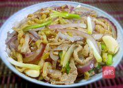 肉炒洋葱榨菜丝的做法图解6