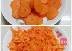 香葱胡萝卜土豆丝的做法图解3