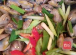 爆炒花蛤的做法图解5