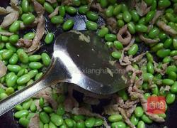 肉丝烩毛豆的做法图解4