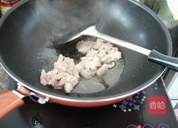 青菜炒肉片的做法图解4