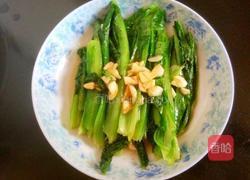 蒜蓉油麦菜的做法图解5