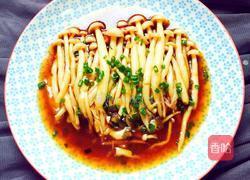 耗油鸡汁金针菇的做法图解7