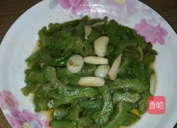 蒜香苦瓜的做法图解6