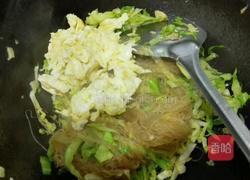 包菜粉丝炒鸡蛋的做法图解8