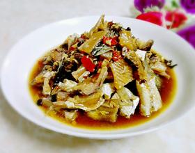 蒜蓉豉汁蒸鲮鱼干[图]